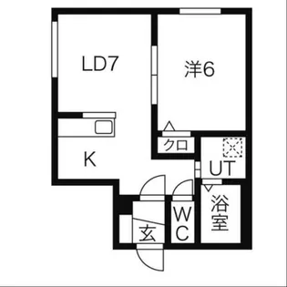 メゾンエスポワール【4階】の間取り