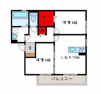 セジュール輪【2階】の間取り