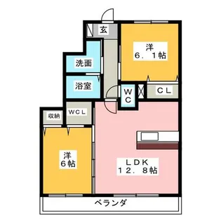 oliva【1階】の間取り