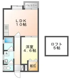 ラ・グリシーヌ・f【2階】の間取り