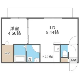 Harness南11条【2階】の間取り