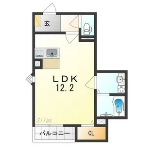 F+style 狭山・池尻中 1号館【3階】の間取り