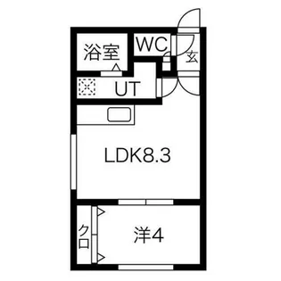 フォーマルハウト円山公園【3階】の間取り