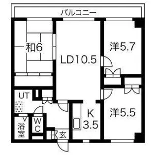 ブエナビスタ姫路ウエスト【2階】の間取り
