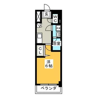 ディアレイシャス泉【10階】の間取り