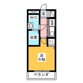 エクセルガーデンB【2階】の間取り