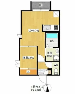 G-smart悦陽雅祥【2階】の間取り