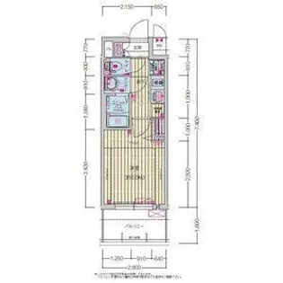プレサンス尾張一宮ジュレア【11階】の間取り