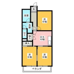 センチュリー栄【3階】の間取り
