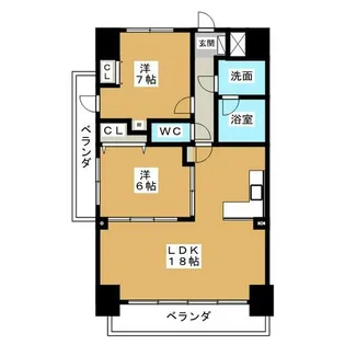 AlbaGrande千種【12階】の間取り