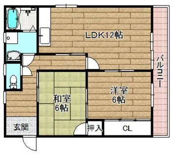 RHYTHM高槻野田【3階】の間取り