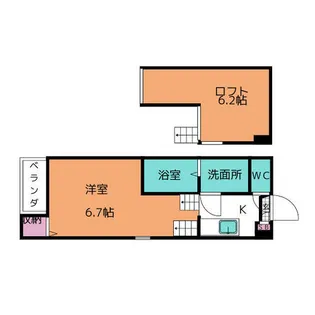 LA・コリーヌ【1階】の間取り