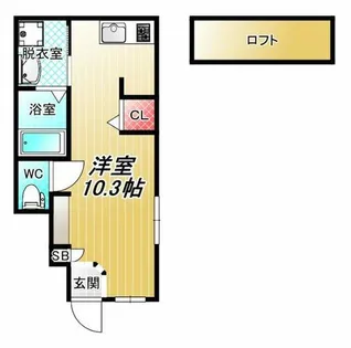 あんしん+大蓮東08-1084【1階】の間取り