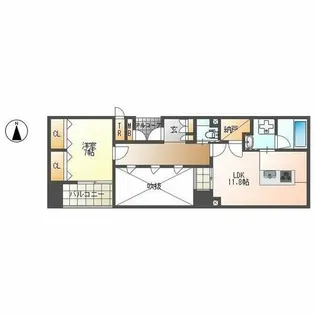 M’s Ark Hisaya-odori【7階】の間取り