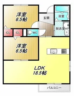 エトワールヴィル-R小阪本町ザ・レジデンス【2階】の間取り