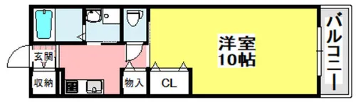 チェリーコート小野原【3階】の間取り