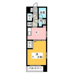 フローラル東別院【13階】の間取り