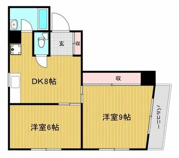 北野ビル【2階】の間取り