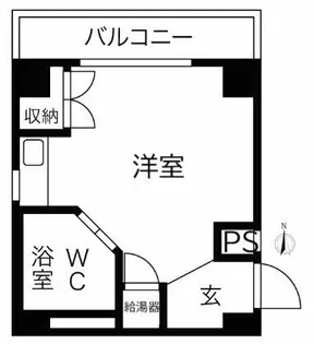 堀田朝日マンション【2階】の間取り