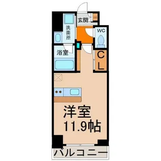 S-FORT金山【6階】の間取り