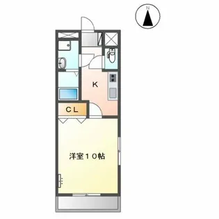 ハイツビリーブ【1階】の間取り