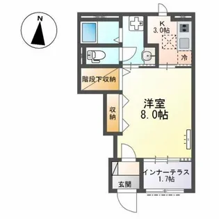 ベル・アヴェニール【1階】の間取り
