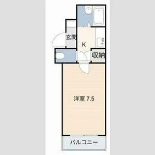 ラッフル春日井【403号室】の間取り