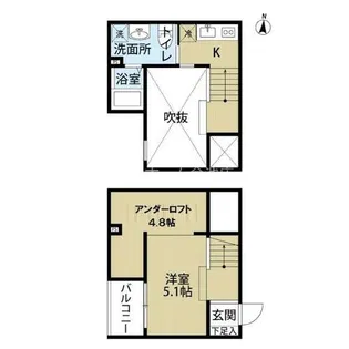 タウリス【2階】の間取り