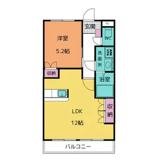 グランチェスタNORTH【2階】の間取り