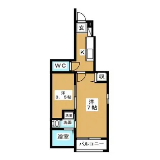 フォーリーフ【1階】の間取り
