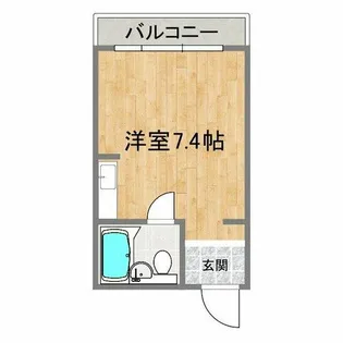 ビューシャルム上本町【406号室】の間取り
