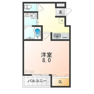 フジパレス百舌鳥駅南Ⅱ番館【1階】の間取り