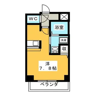 1Kの間取り画像