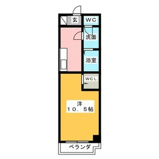 アメニティ栄【2階】の間取り