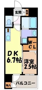 エステムコート名古屋サウスプレミオ【10階】の間取り