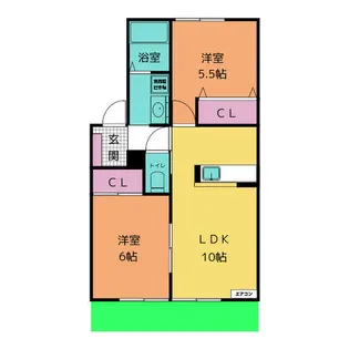 ハイムイースターガーデン【1階】の間取り