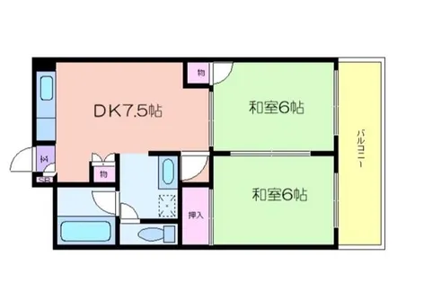 オレンジカウンティ萩原【3階】の間取り
