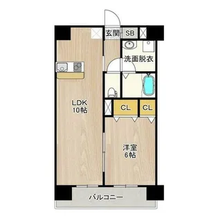 CITYSPIRE新神戸【5階】の間取り