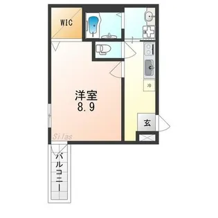 フジパレス百舌鳥駅南Ⅰ番館【1階】の間取り