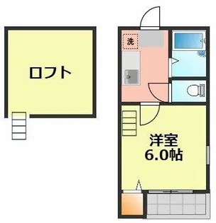 タウンコート栄生【101号室】の間取り