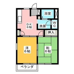CASA弥富A棟【2階】の間取り