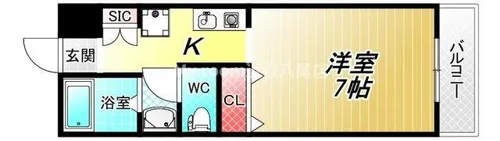 ドムスOGAWA【2階】の間取り