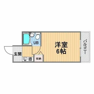 ハイツシャローム【4階】の間取り
