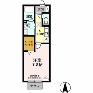 パインパーク白金【2階】の間取り