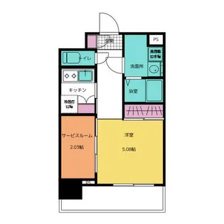 エステシア上前津【1305号室】の間取り