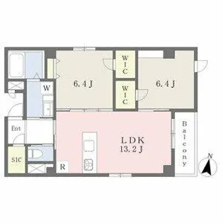 エスリア大須【301号室】の間取り