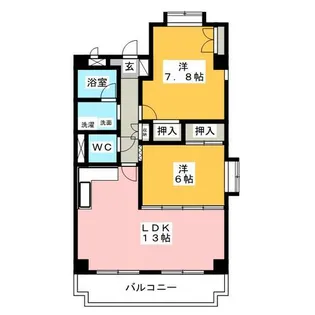 メゾンラ・メール【2階】の間取り
