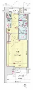 プレサンス大国町アドロッソ【6階】の間取り