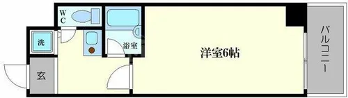 TATディナスティ西本町【5階】の間取り