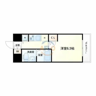 エスリード江坂江の木町【11階】の間取り